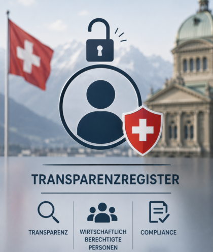 Schweizerisches Transparenzregister | Neue Meldepflichten